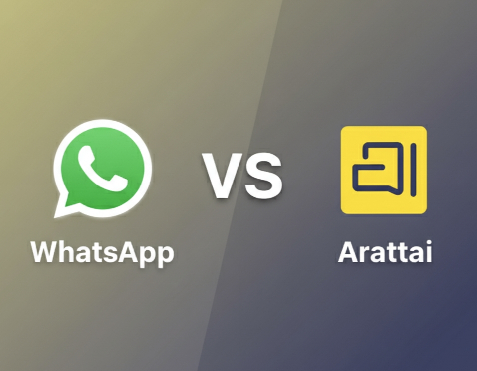 WhatsApp vs Arattai: Detailed Comparison of India’s Messaging Apps